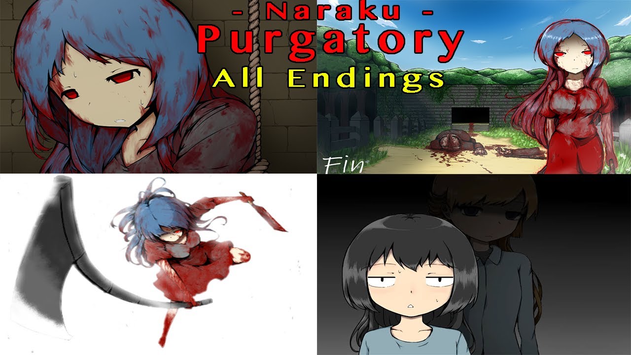 -NARAKU- PURGATORY REMAKE - ALL 7 ENDINGS + SECRET ENDING