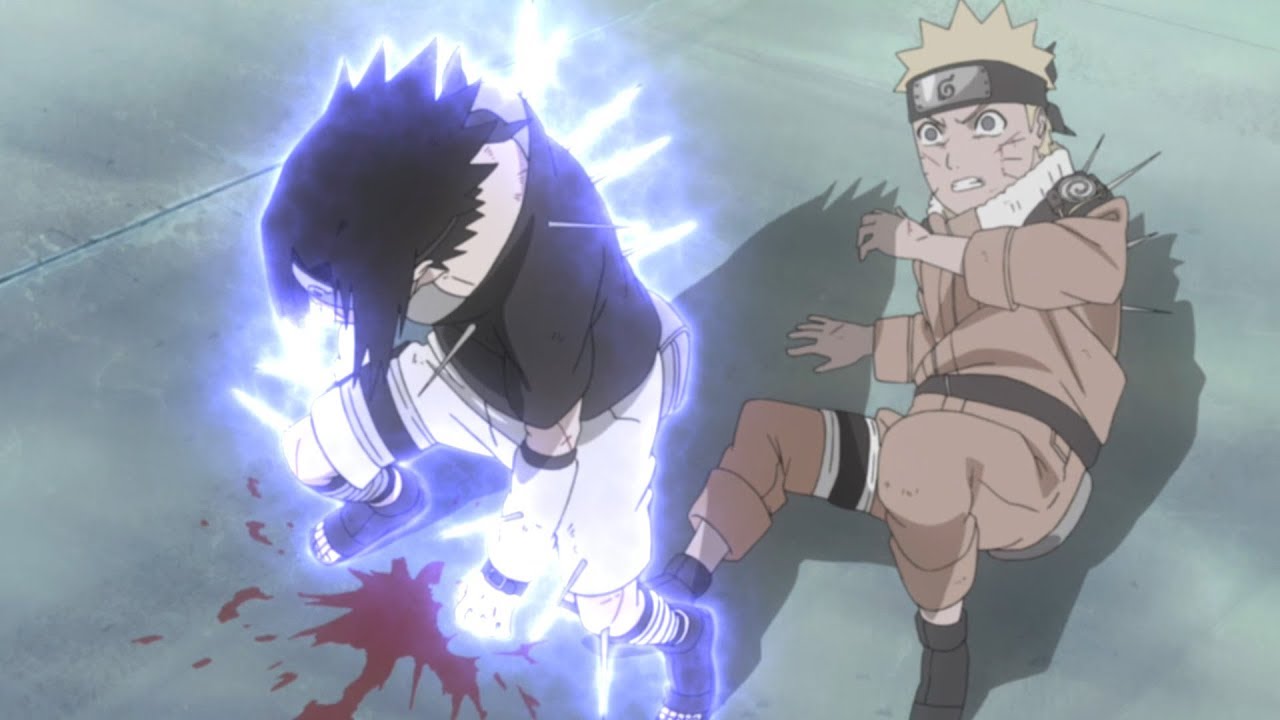 Naruto & Sasuke vs Haku, Sasuke saves Naruto (FULL FIGHT) English subbed