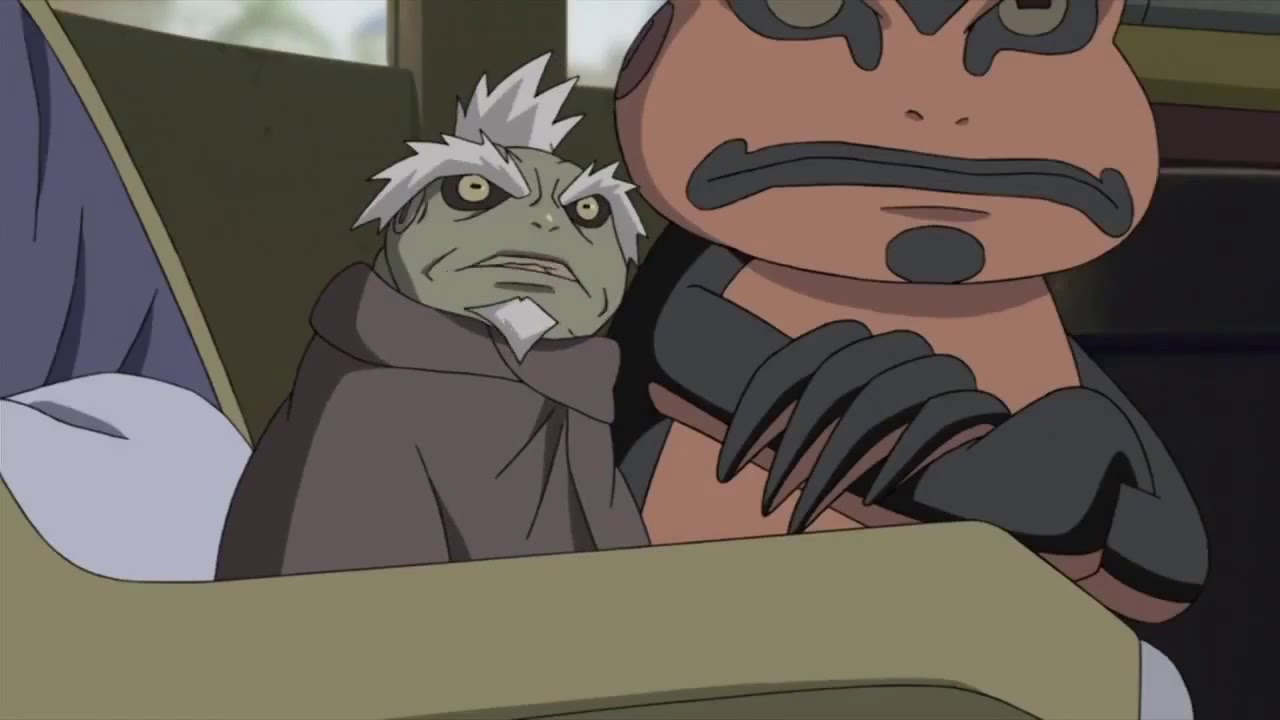 Naruto finds out jiraiya's dead