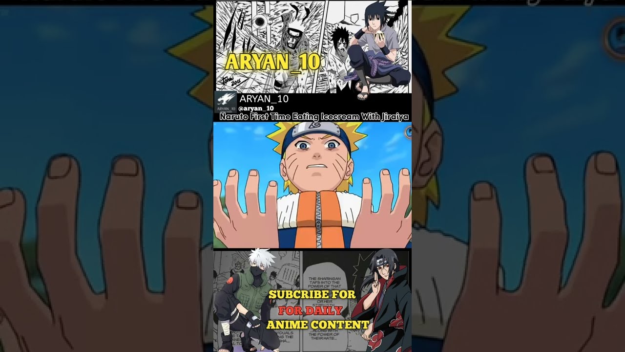 NARUTO IS EMOTIONALY SAD  || JIRAIYA SHARES HIM TO ICECREAM || THEN NARUTO IS HAPPY🙃