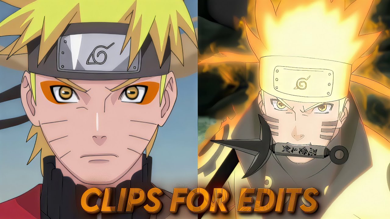 Naruto Raw Clips For Editing (Naruto)
