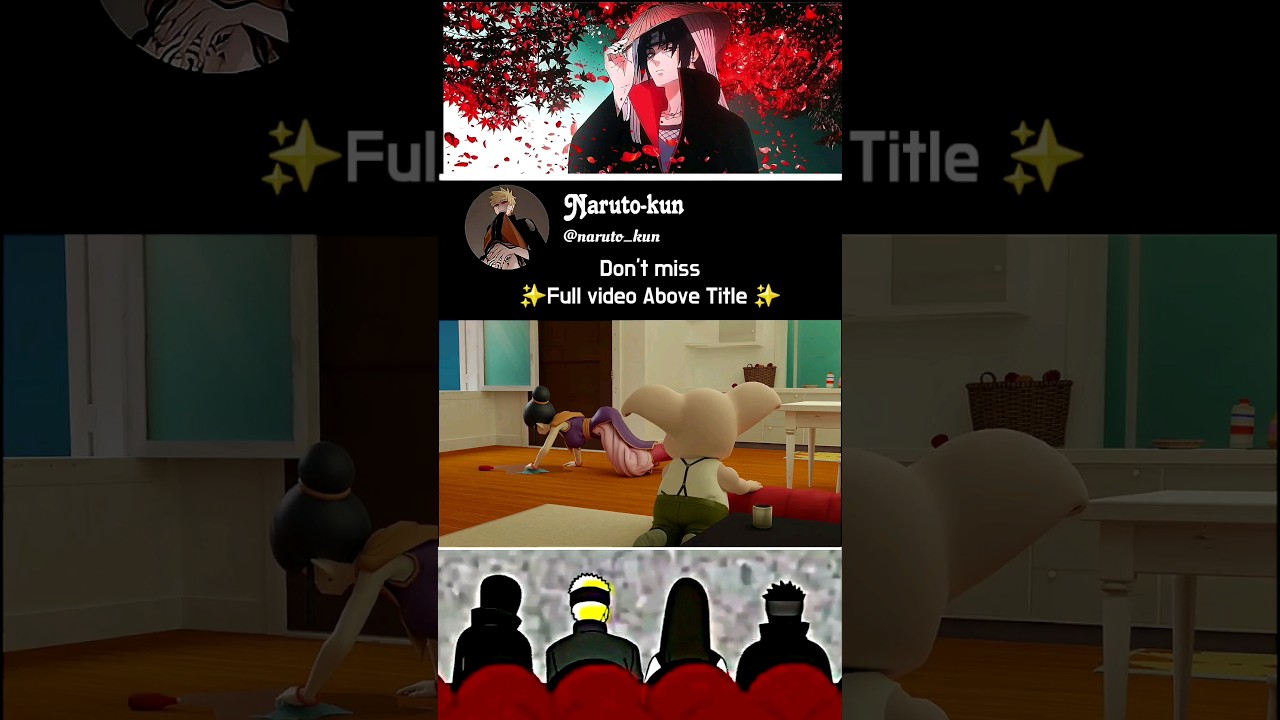 Naruto squad reaction on chichi 🤣🤣🤣 #anime #shorts