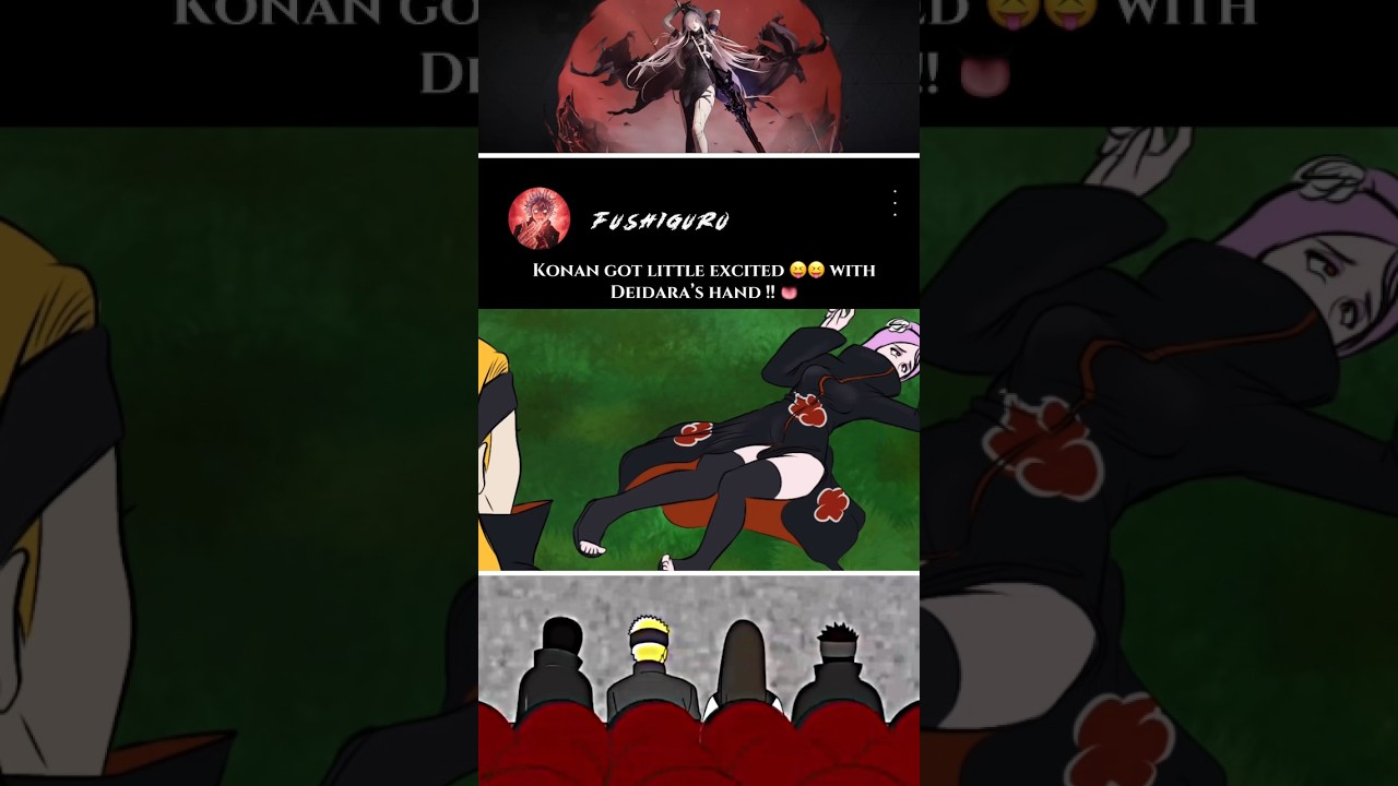 Naruto squad reaction on Konan 😄😄😄