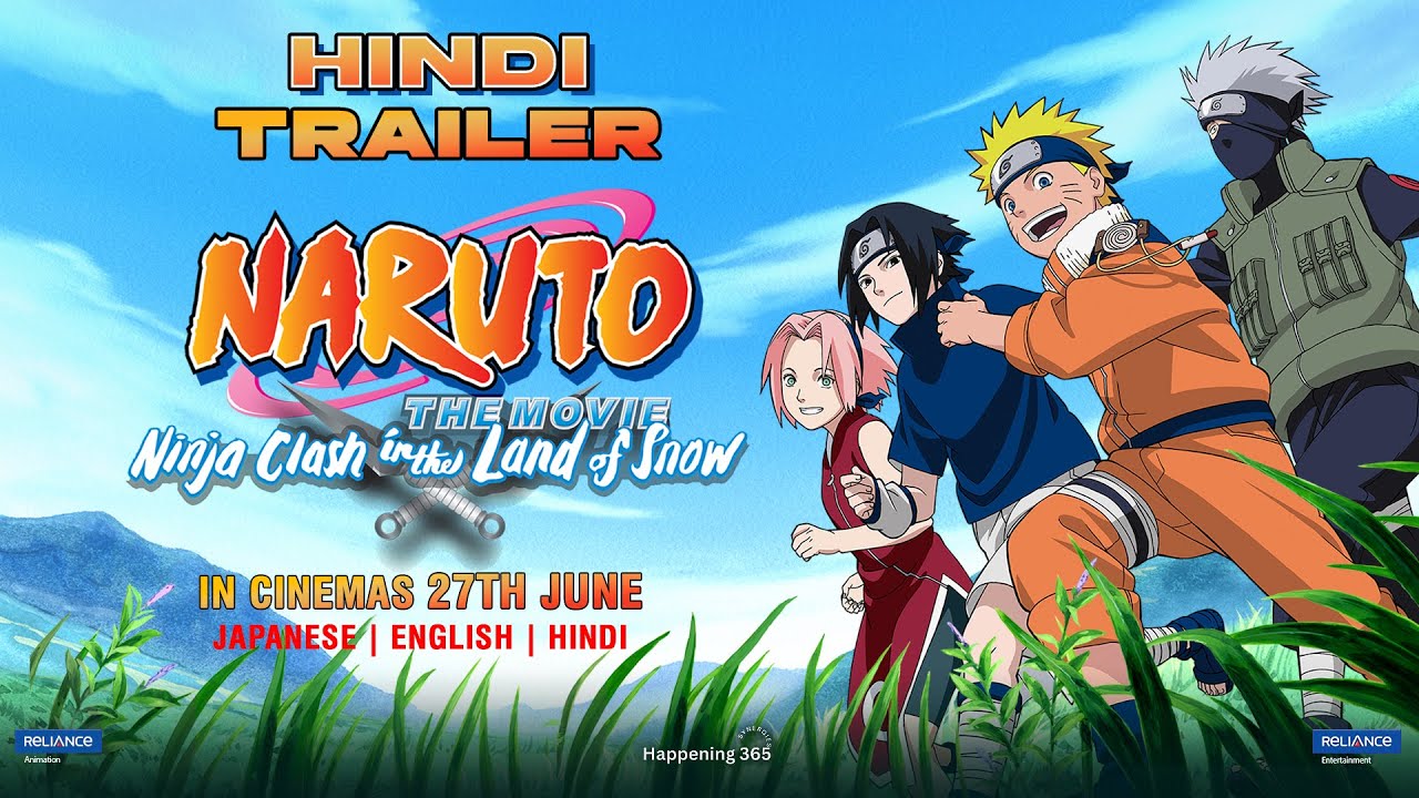 Naruto The Movie – Ninja Clash in the Land of Snow | Trailer | Hindi | In Cinemas June 27