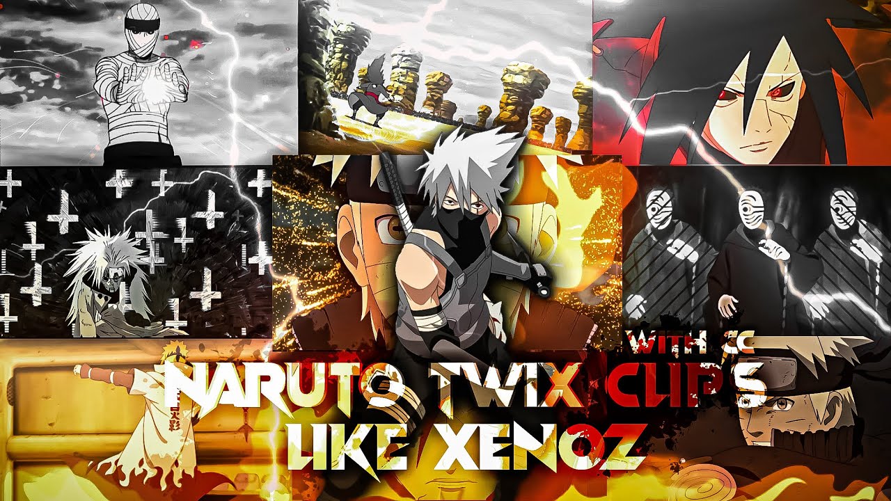 Naruto Twixtor Clips with Added Overlays | Like Xenoz Free to Use