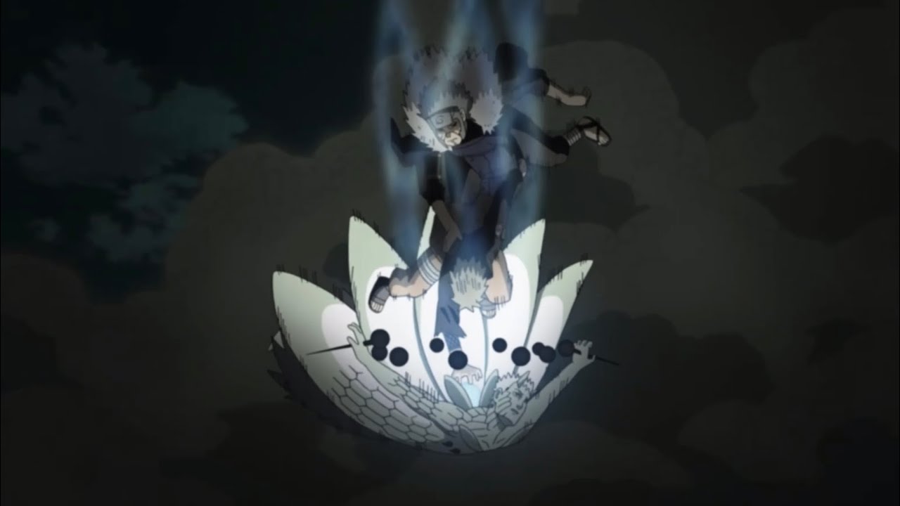 Naruto uses Sage Mode against Obito