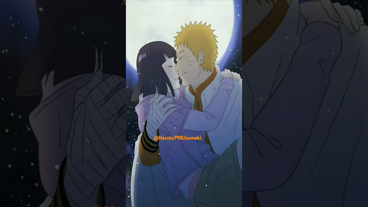 Naruto X Hinata #love #naruto #hinata #kiss #narutoshippuden #anime #song