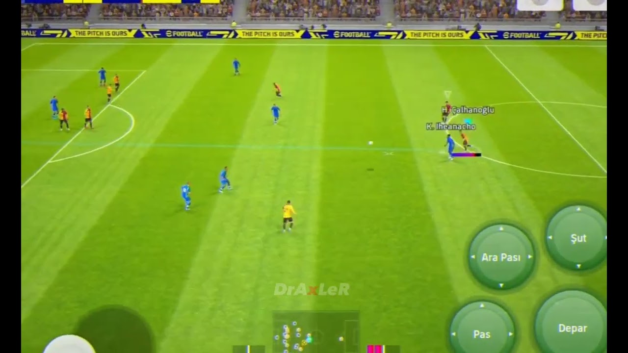 Nasıl Atmışım Ama..#pes2021 #efootball2023 #hakancalhanoglu       #shorts #draxler #share #like