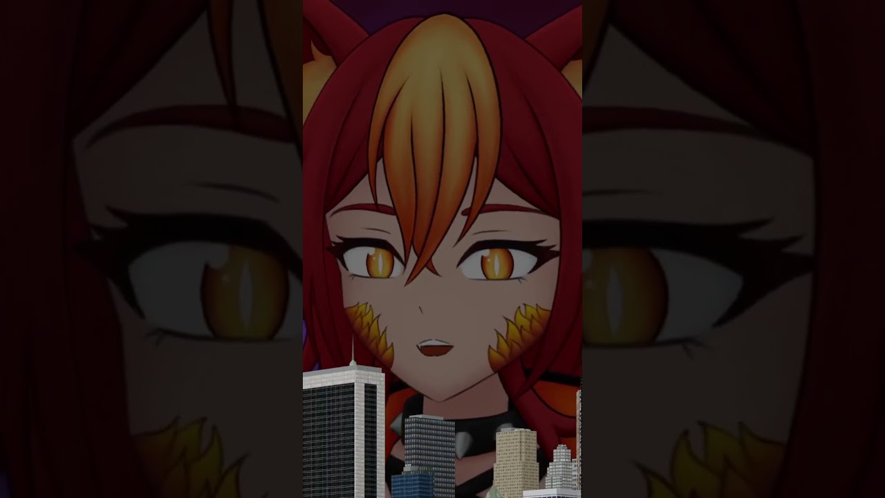 Nasty Godzilla-Sized Burp 🔥💀 #giantess #vtuber