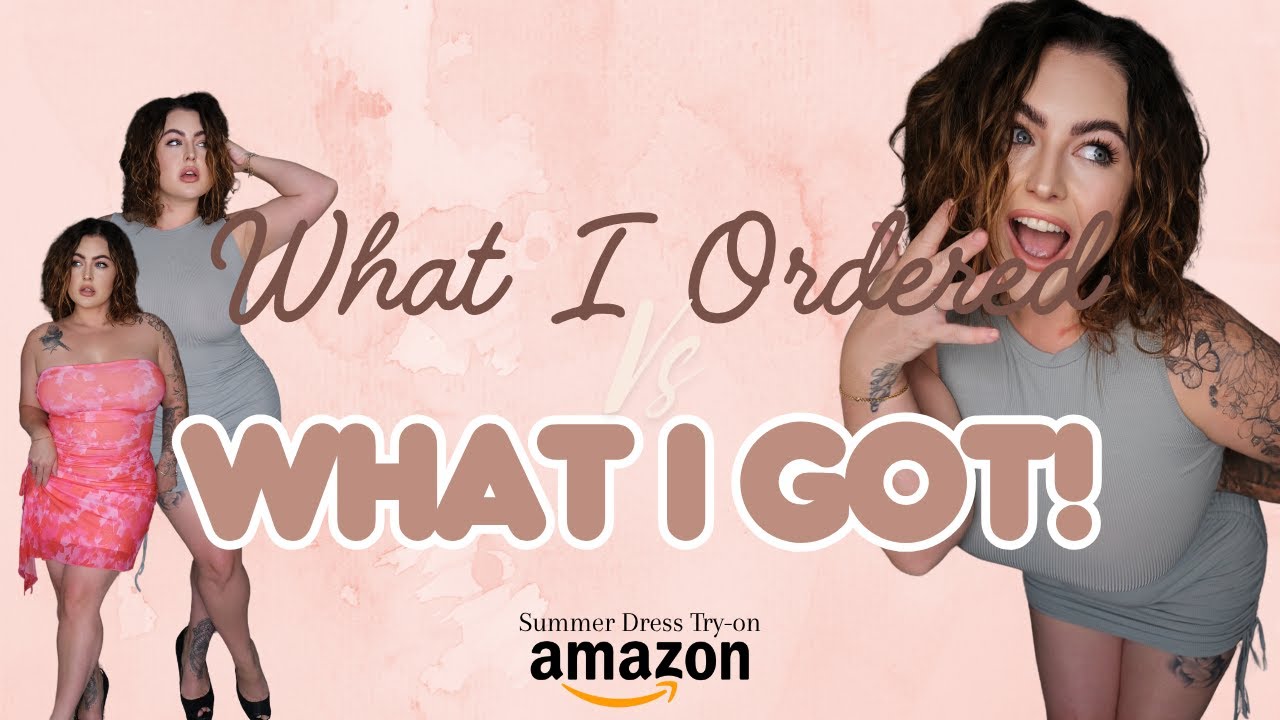 NATALIA REYNOLDS -CURVY GIRL AMAZON SUMMER DRESS  - WHAT I ORDERED VS WHAT I GOT