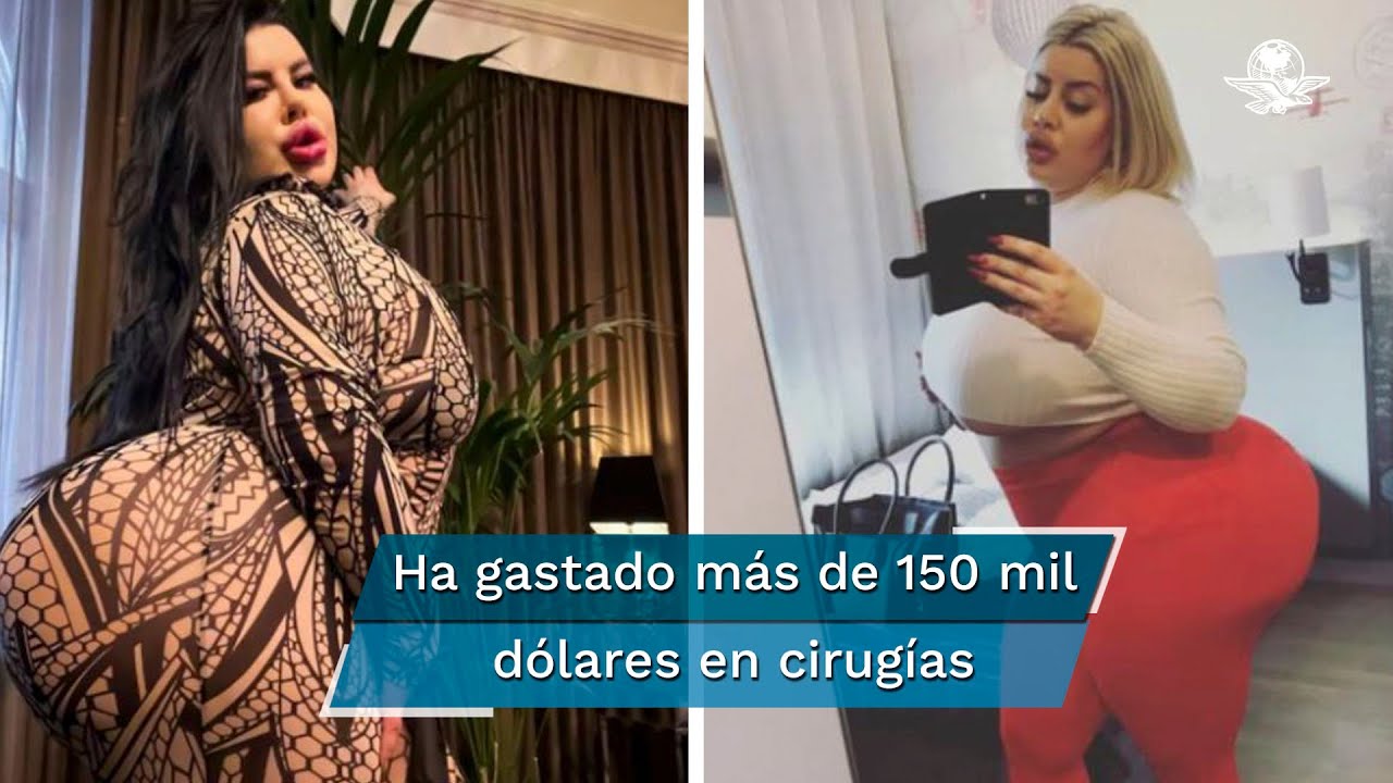 Natasha Crown busca tener el trasero más grande del mundo