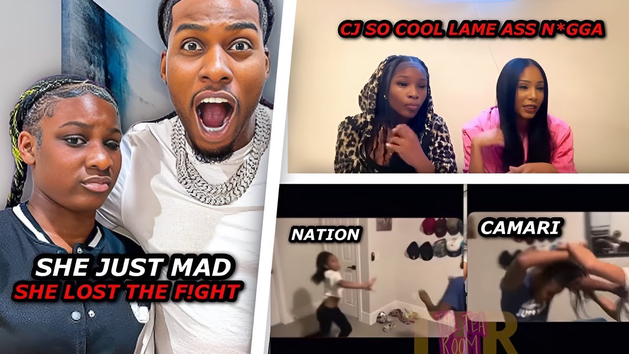 Nation Calls CJ SO COOL A Lame N*gga After He Shows Camari Beating Up Nation( LifeWithRoyalty