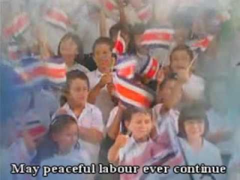 National Anthem of Costa Rica with subtitles in english