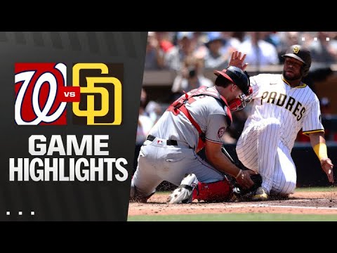Nationals vs. Padres Game Highlights (6/25/25) | MLB Highlights