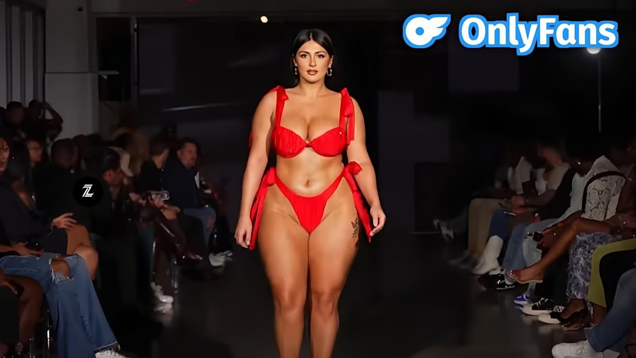 Natural Curvy Old Women ✅️ Plus Size Model 🟢 Runway Hot Miami Styles Swim Week 2025 | S2 EP5