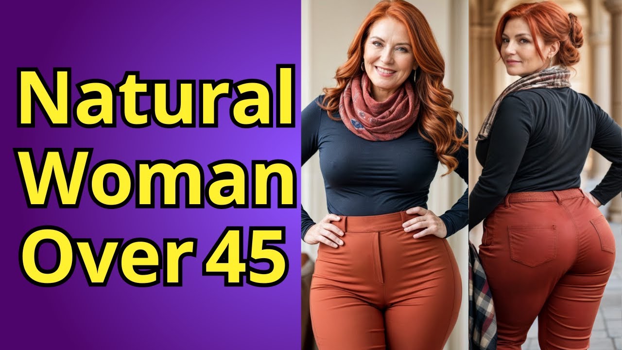 Natural Older Woman Over 45 Beautifully Dressed Classy | Scarf Tips