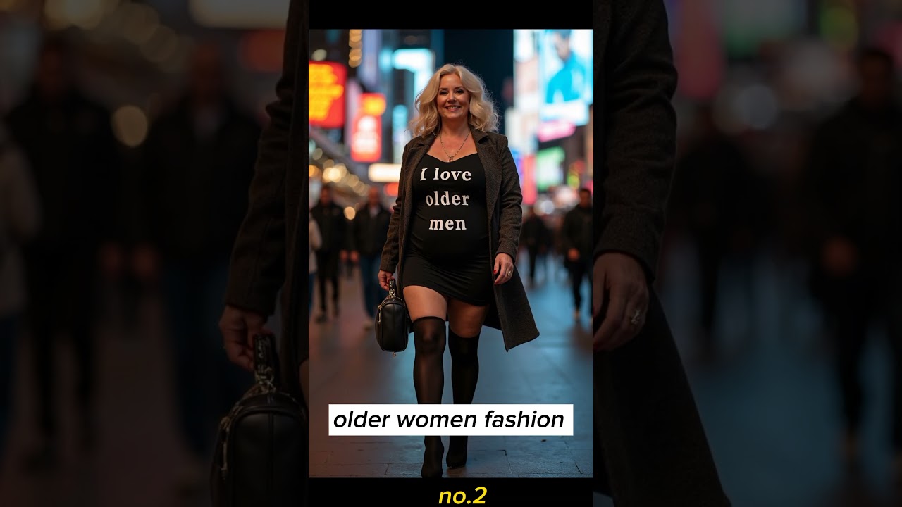 Natural Older Women OVER 60 fashion tips review | Natural older women 60 attractively dressed classy