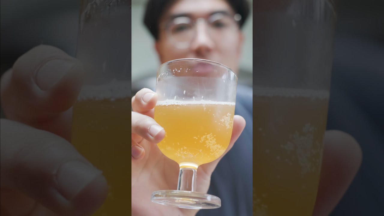 Naturally Fermented & Carbonated Tepache! #Shorts