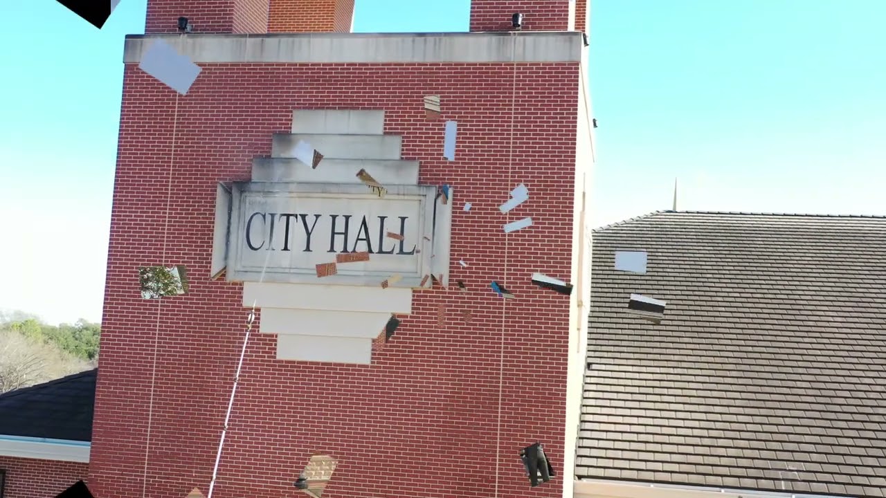 Navasota City Hall Washing by Macver ICS LLC