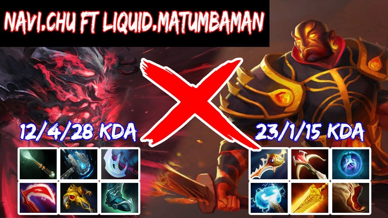 Navi.Chu Ft Liquid.Matumbaman - Enemies Hard To Beat Them - Dota 2 Highlights 7.21c