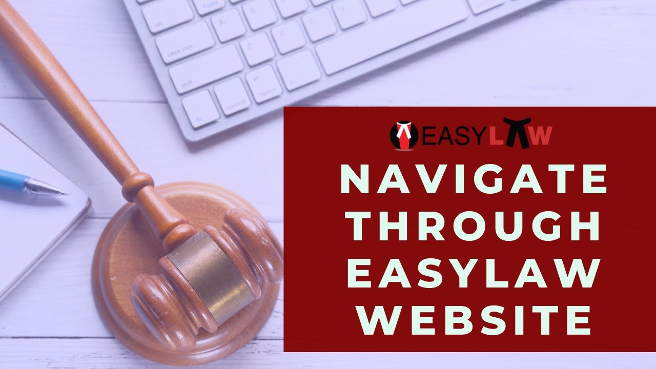 Navigate Through EasyLaw Website