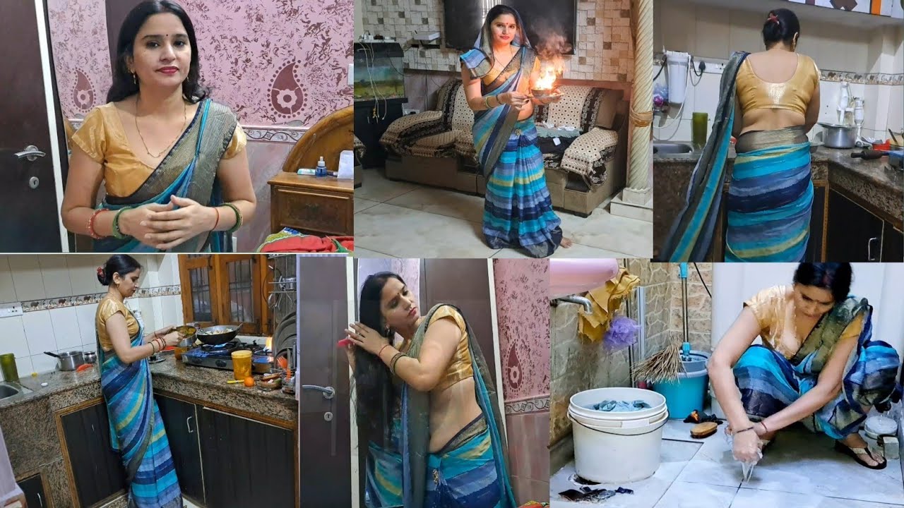 🌹Navratron ka teesra din🙏🏻 // Busy routine of Indian mom // @sonirajrealvlogs