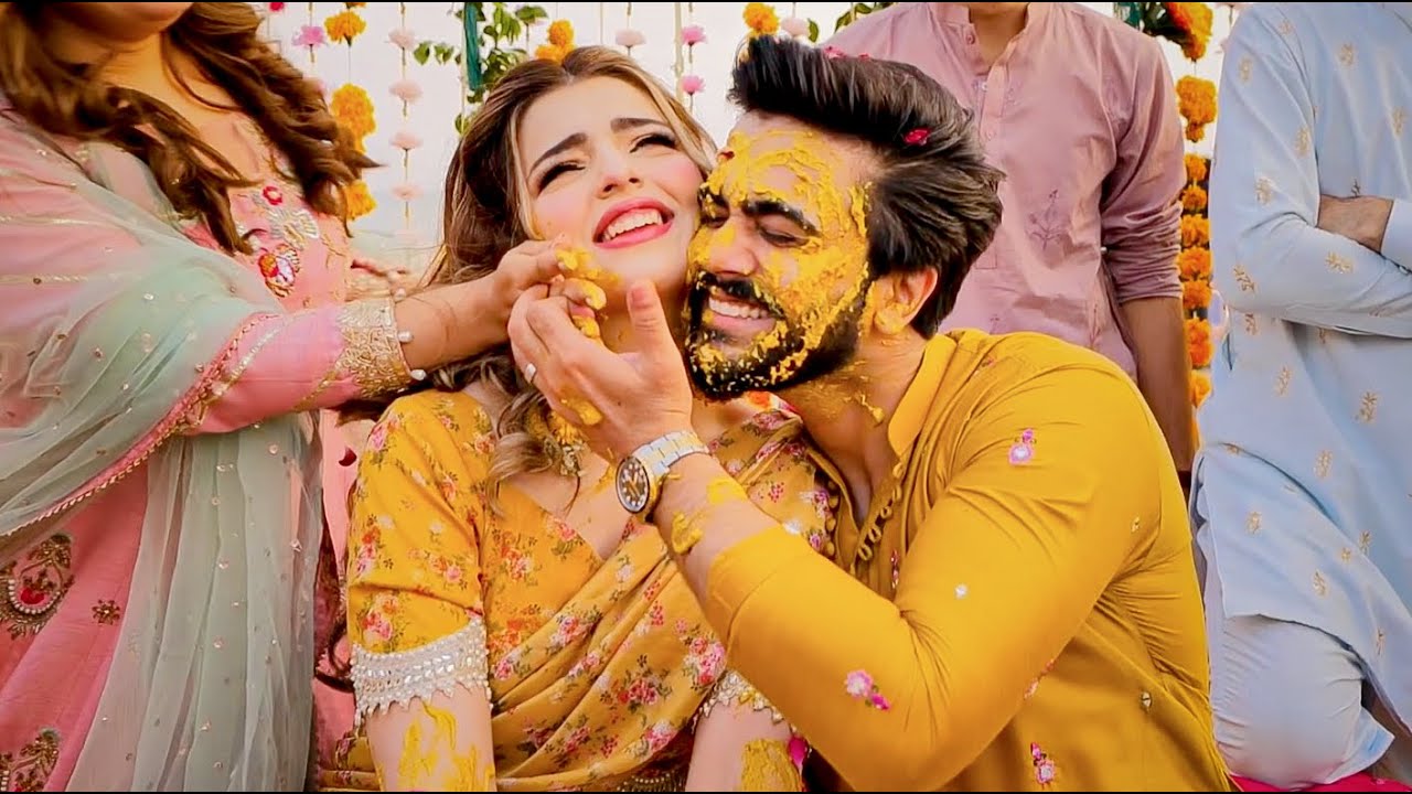 Nawal & Hamza | Crazy Haldi Lagai⚡️