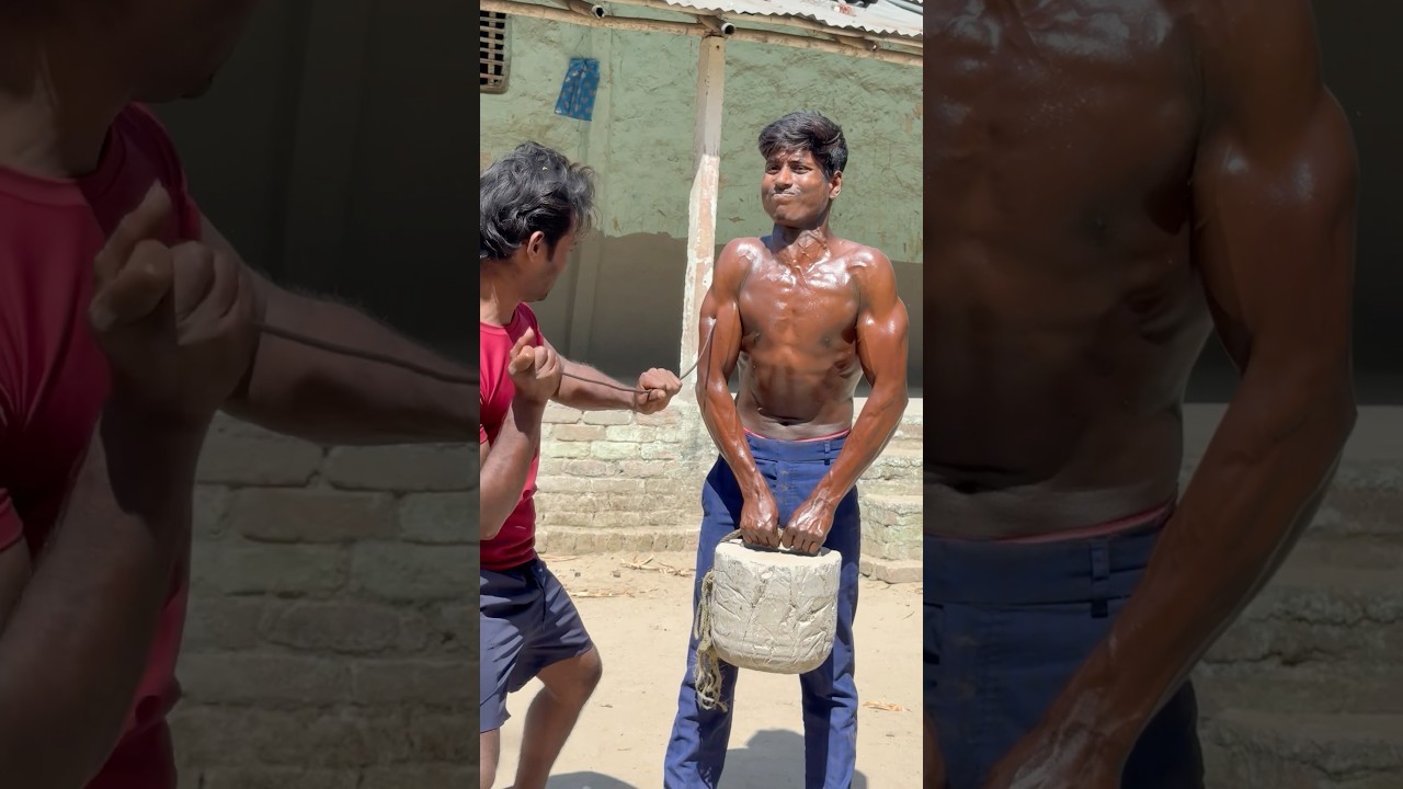 naya bodybuilder, YouTube gym health #village Desi #stand man #exercise #trendpost, #Motivation￼🌍😭