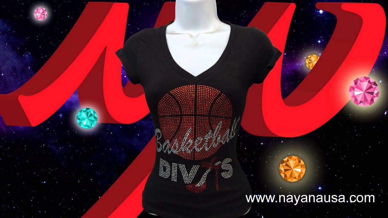 Nayana Rhinestone Hotfix Transfer and T shirts initial video