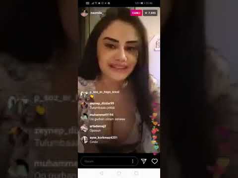 Naz mila canlı yayında herkezi bosalttı