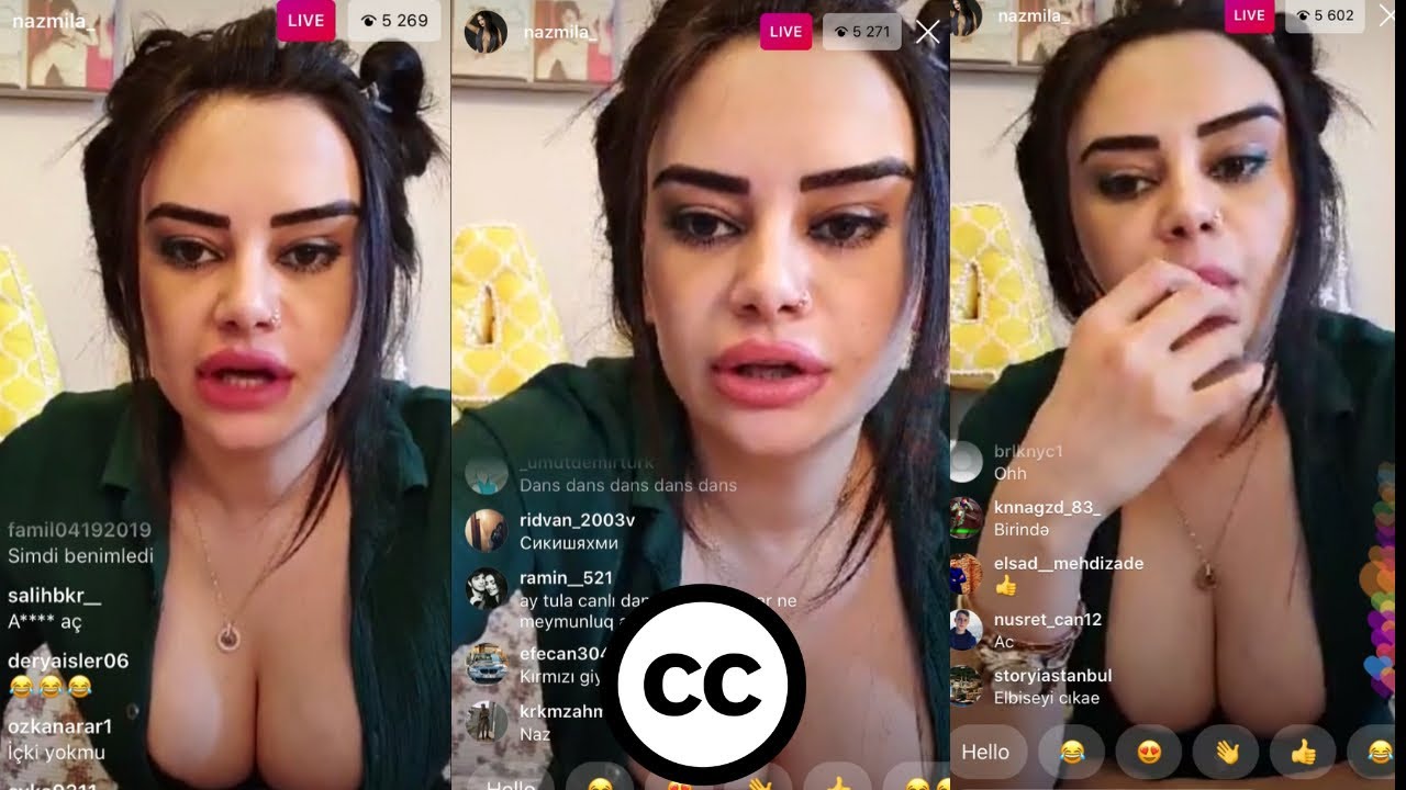 Naz Mila Instagram Canlı Yayın #1 (12 Nisan )