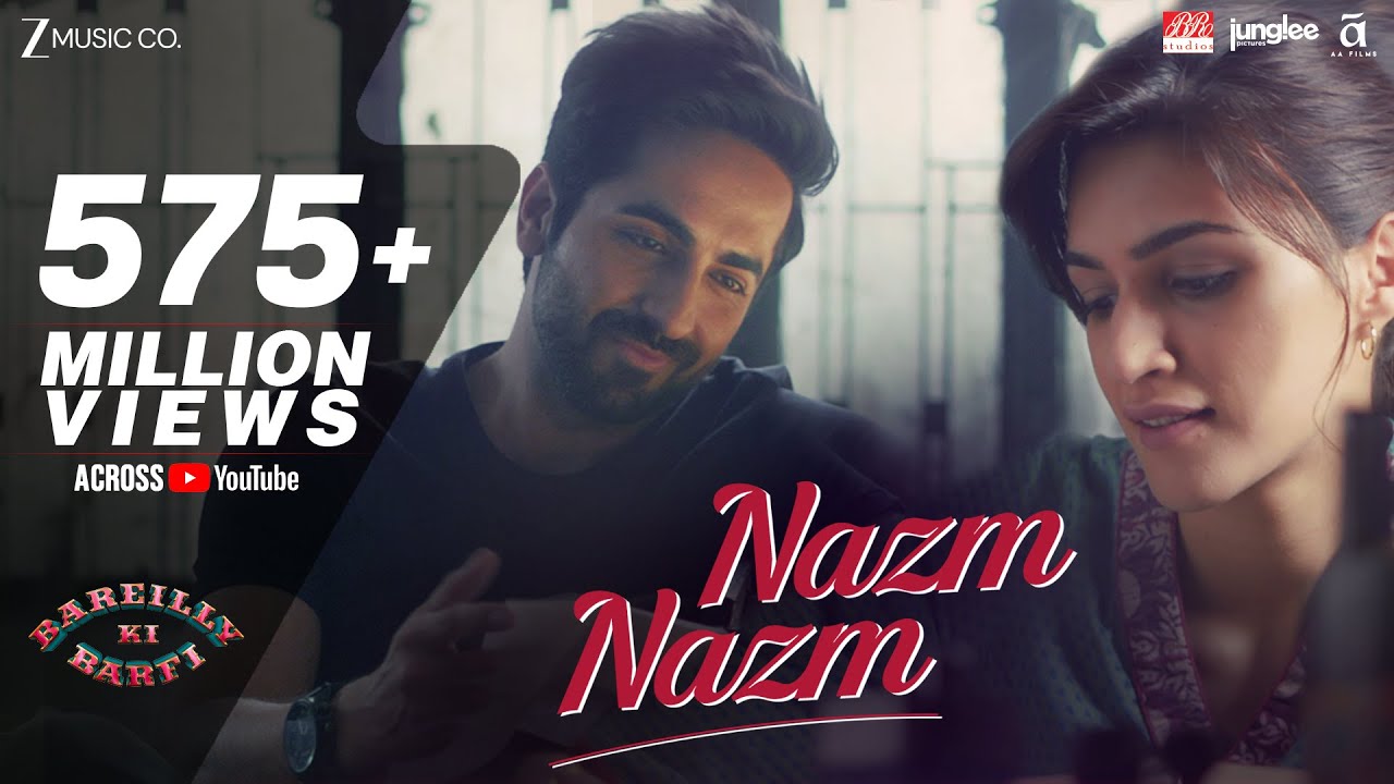 Nazm Nazm - Lyrical | Bareilly Ki Barfi | Kriti Sanon, Ayushmann Khurrana & Rajkummar Rao | Arko