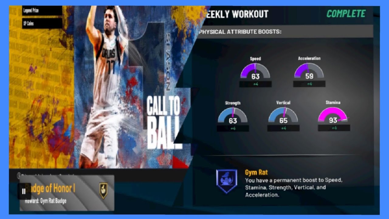 NBA 2K22 GYM RAT BADGE SIM PLAYOFFS METHOD
