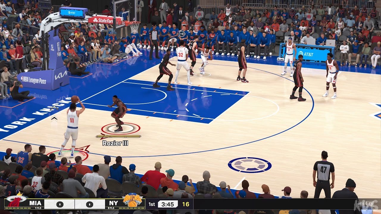 NBA 2K25 - Miami Heat vs New York Knicks - Gameplay (PS5 UHD) [4K60FPS]