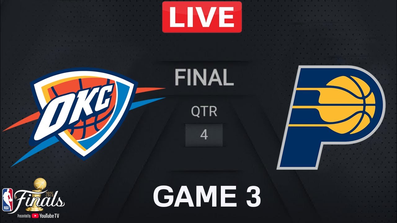 NBA LIVE! Oklahoma City Thunder vs Indiana Pacers Game 3 | June 12, 2025 NBA FINALS LIVE 2K