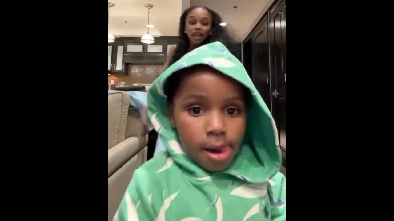 NBA Youngboy & Yaya Mayweather's Son KJ Got All Of Daddy's Moves! 🕺🏾