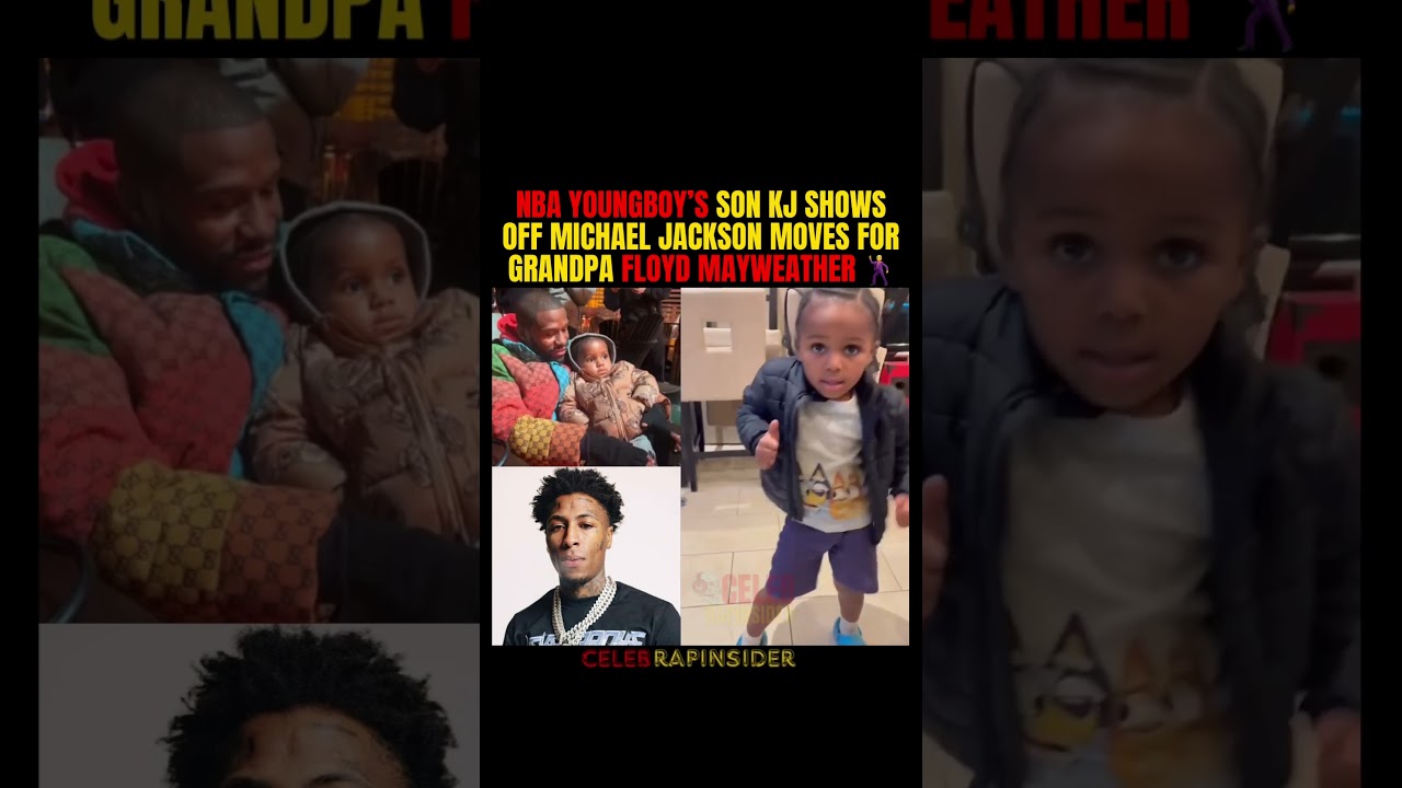 NBA Youngboy's son KJ dancing to Michael Jackson for grandpa Floyd Mayweather