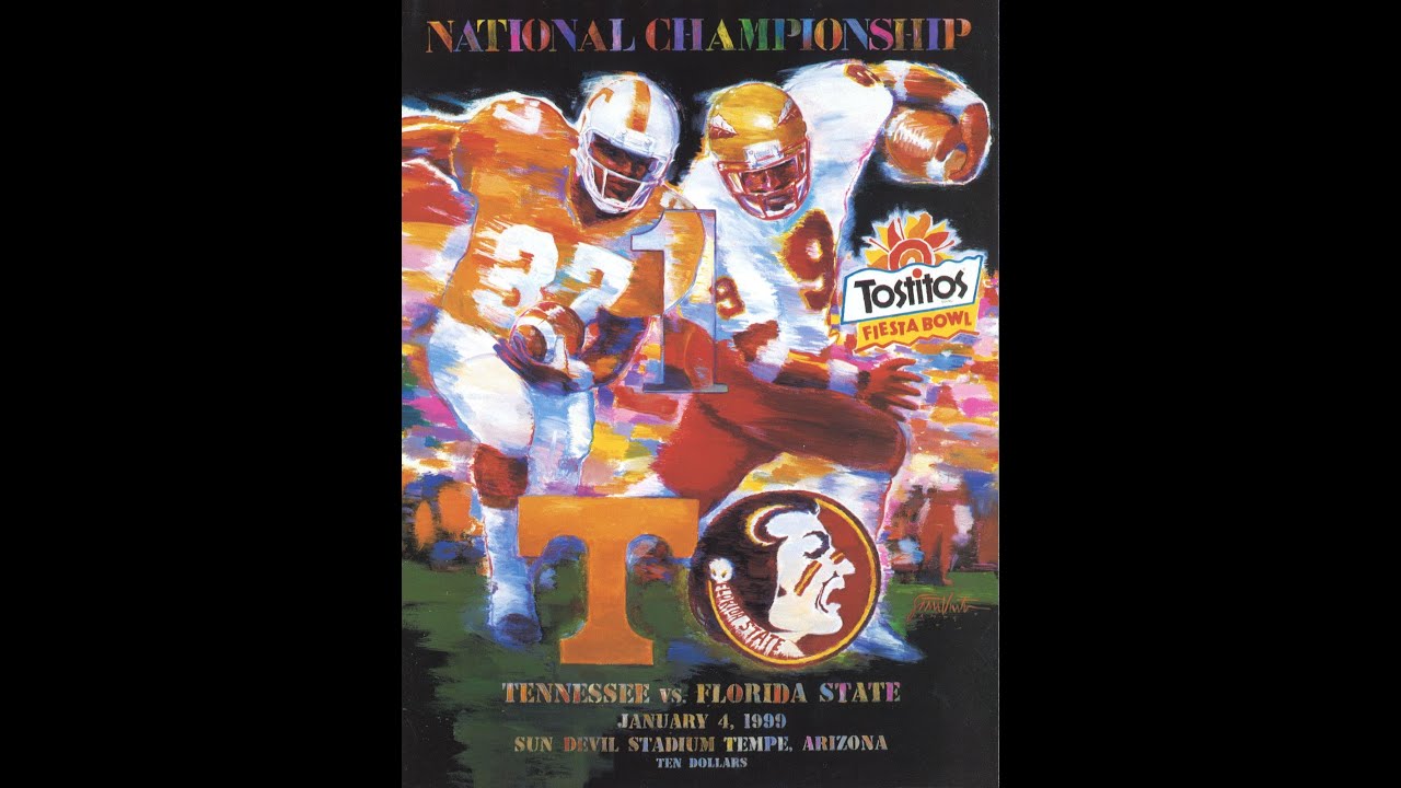 NCAA Football 98 - PS 1997 (1999 Tostitos Fiesta Bowl TENN #1 vs FSU #2)