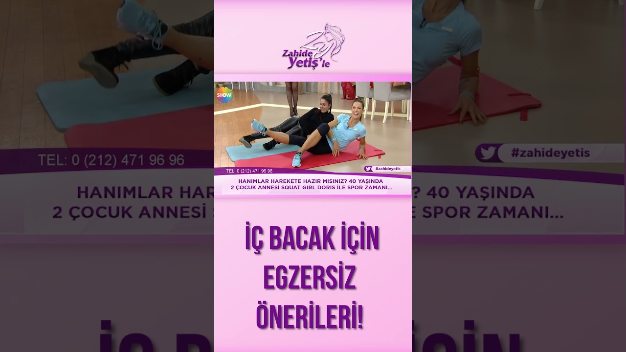 İncecik bir iç bacak için işte tüyolar! | Zahide Yetiş'le #shorts