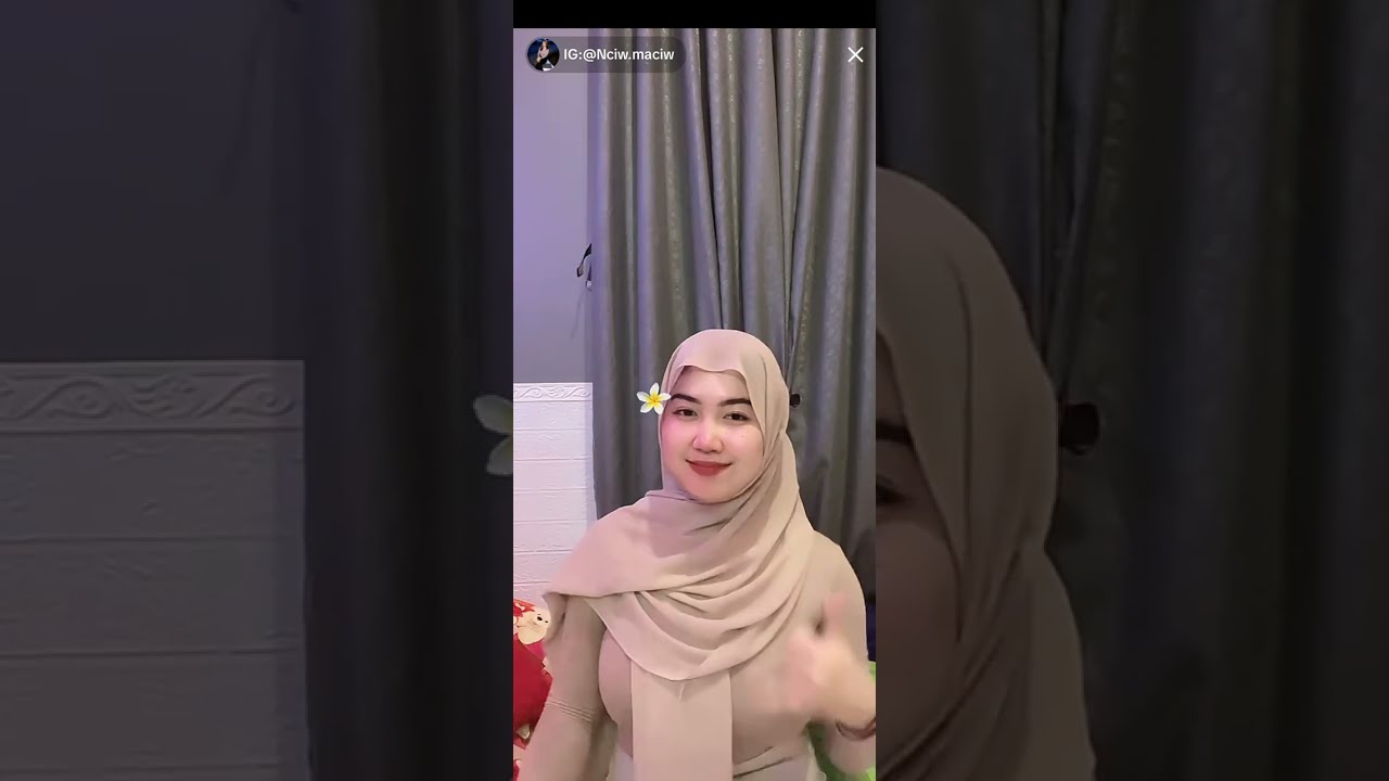 Nciw.maciw Hijab Live Tobrut Jualan Susu
