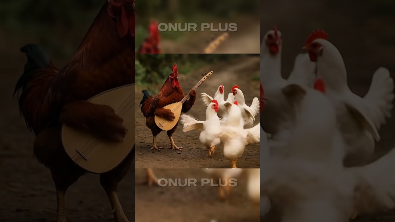 Ne Güzel Erik Dalı Oynuyor Tavuklar :)  #onurplus  #chicken #funny #rooster #erikdali