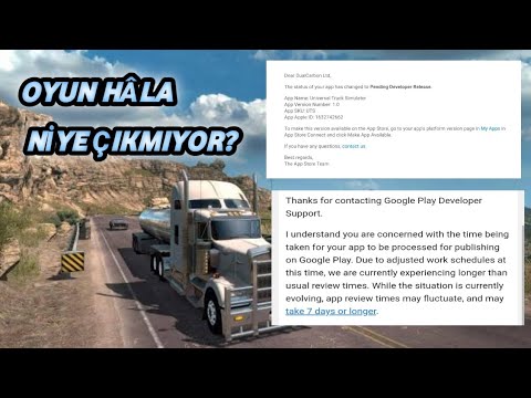 NE ZAMAN ÇIKACAK!! Universal Truck Simulatör Yayınla Artık Şunu PLAY STORE