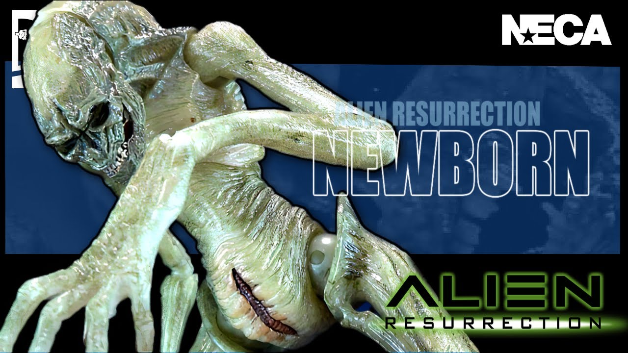 NECA Alien Resurrection Newborn | Video Review #HORROR