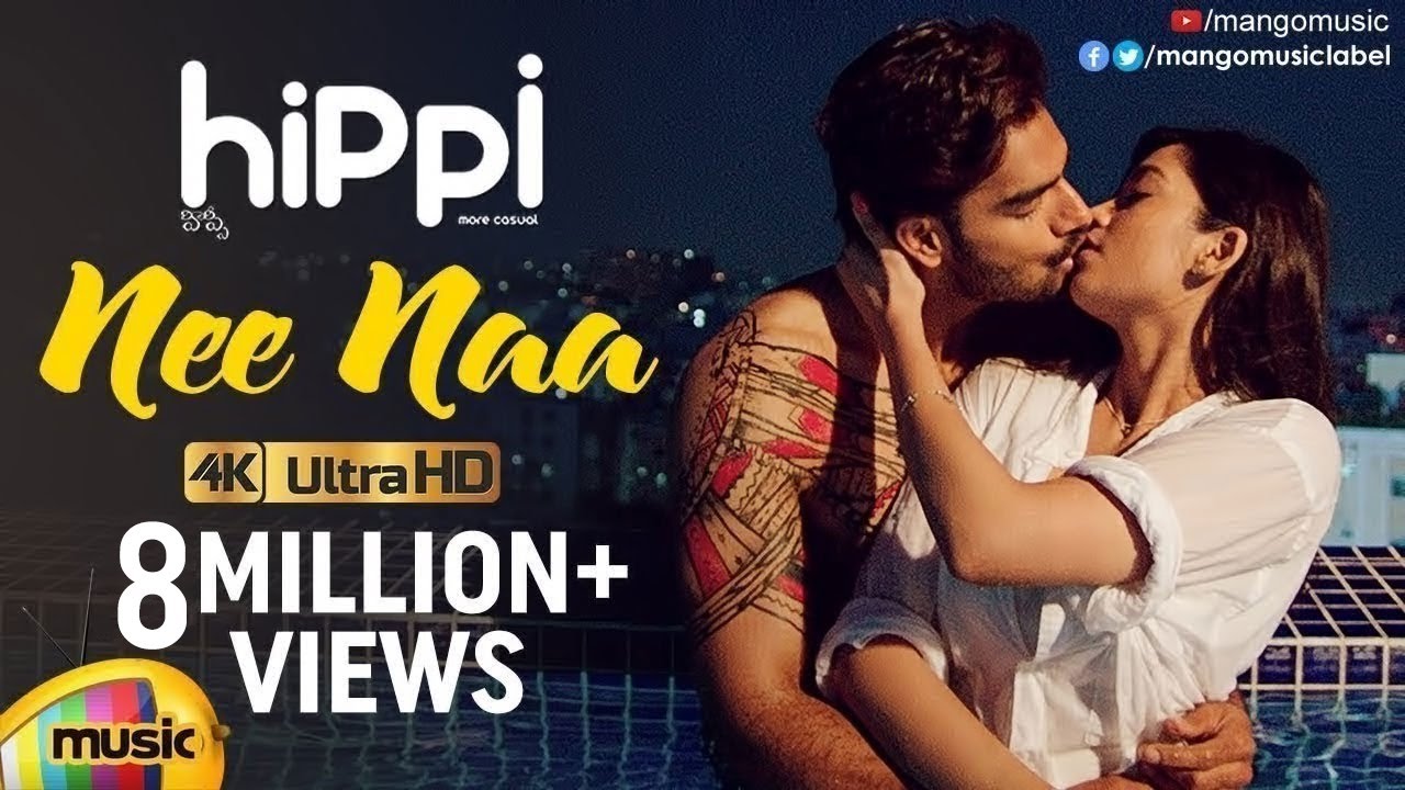 Nee Naa Full Video Song 4K | Hippi Movie Full Video Songs | Kartikeya | Digangana | Mango Music