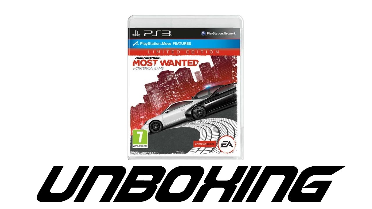 Need for Speed: Most Wanted (PS3) - Early Unboxing