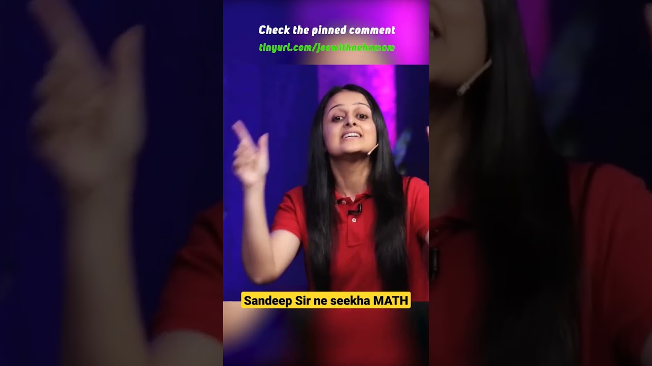 Neha ma'am teaching Math to @SandeepSeminars Sir 🤓 #sandeepmaheshwari  #nehaagrawal #jeetricks