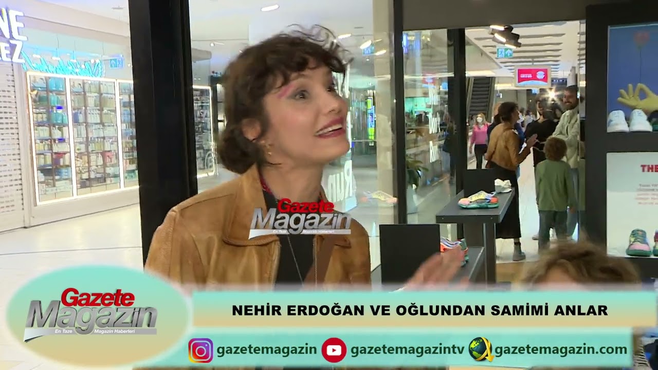NEHİR ERDOĞAN VE OĞLUNDAN SAMİMİ GÖRÜNTÜLER