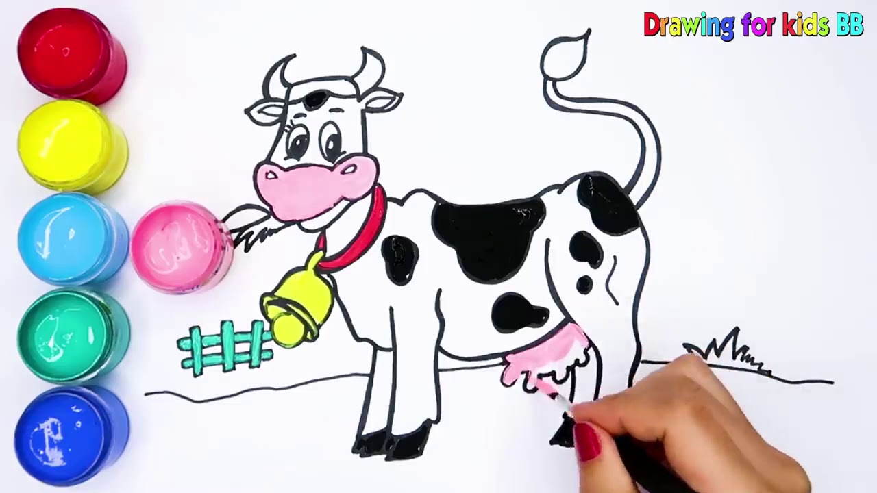 İnek Boyama ve Çizimi, Sarıkız Boyama ve Çizimi