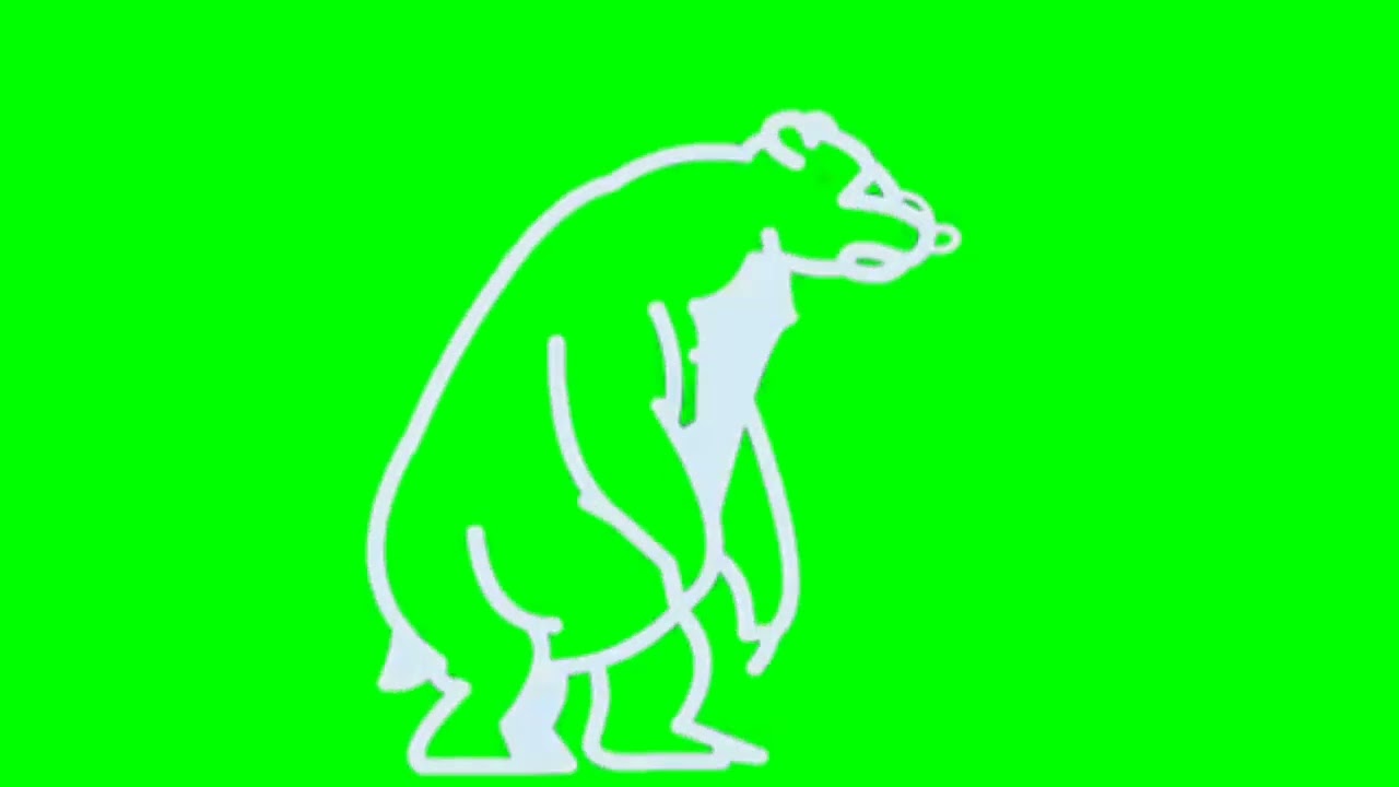 Nelvana Polar Bear Animation (1985) In Green Screen (Android Version)