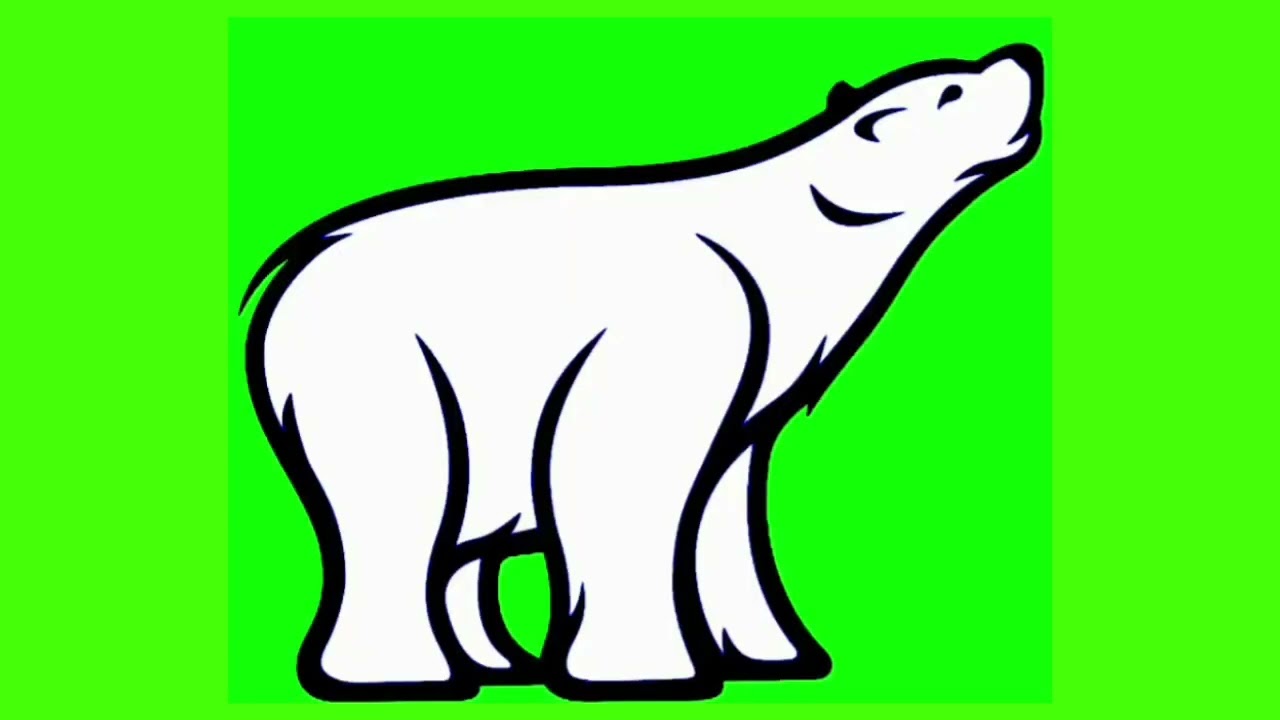 Nelvana Polar Bears Green Screen (Free To use)